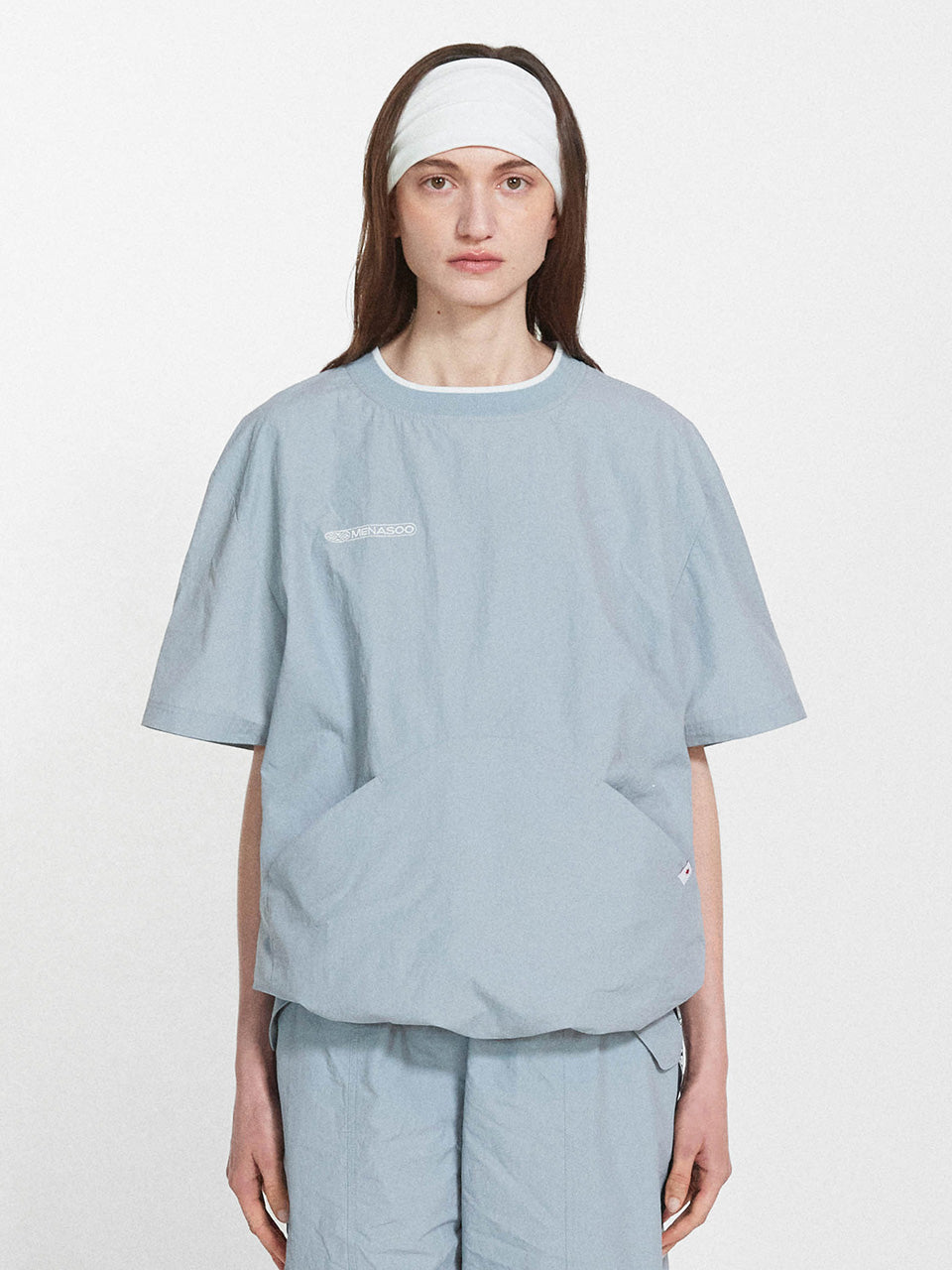 Mns Daily Overfit Anorak_Skyblue