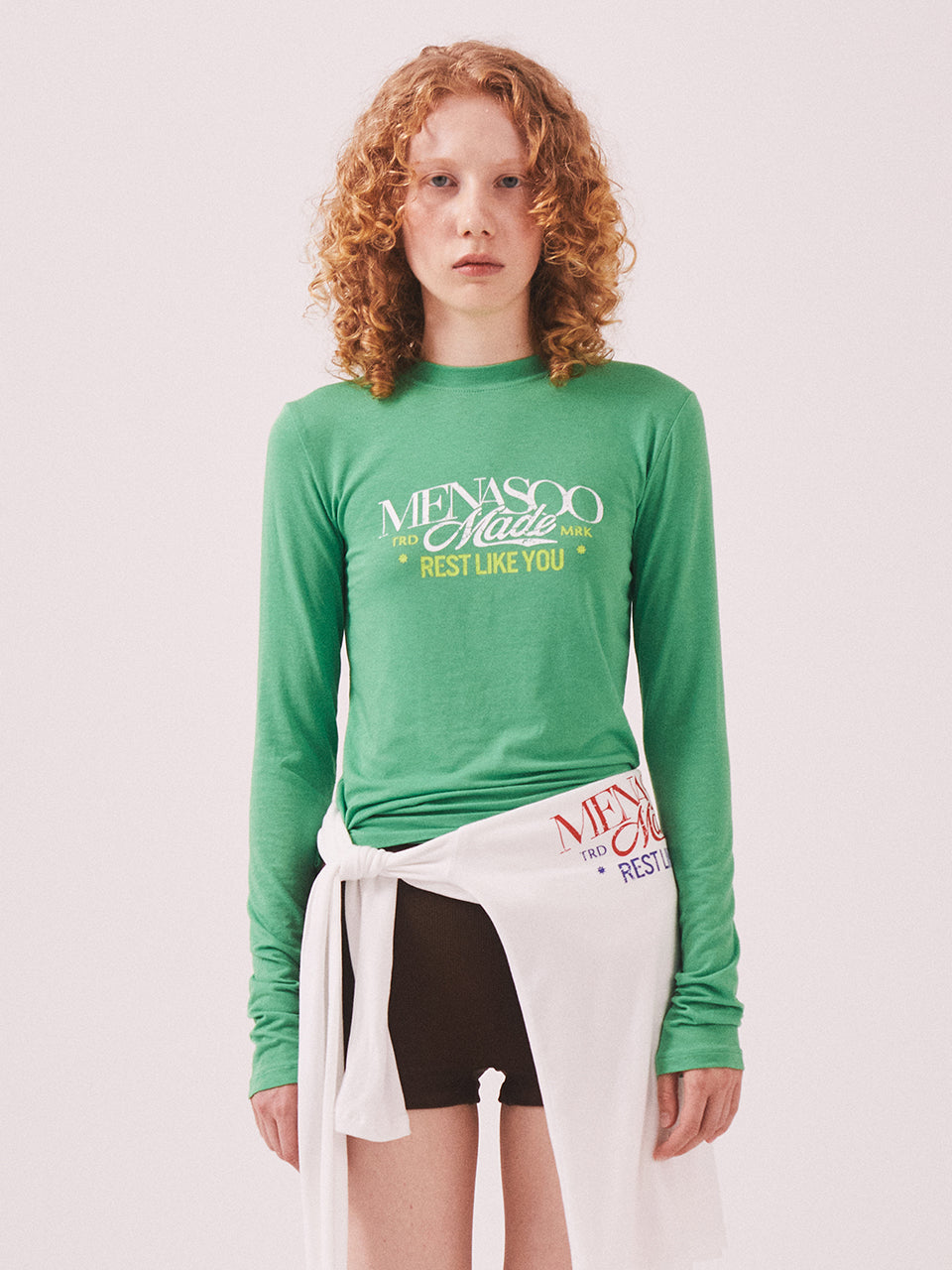 MNS Soft Fitted Long T Shirt_Green