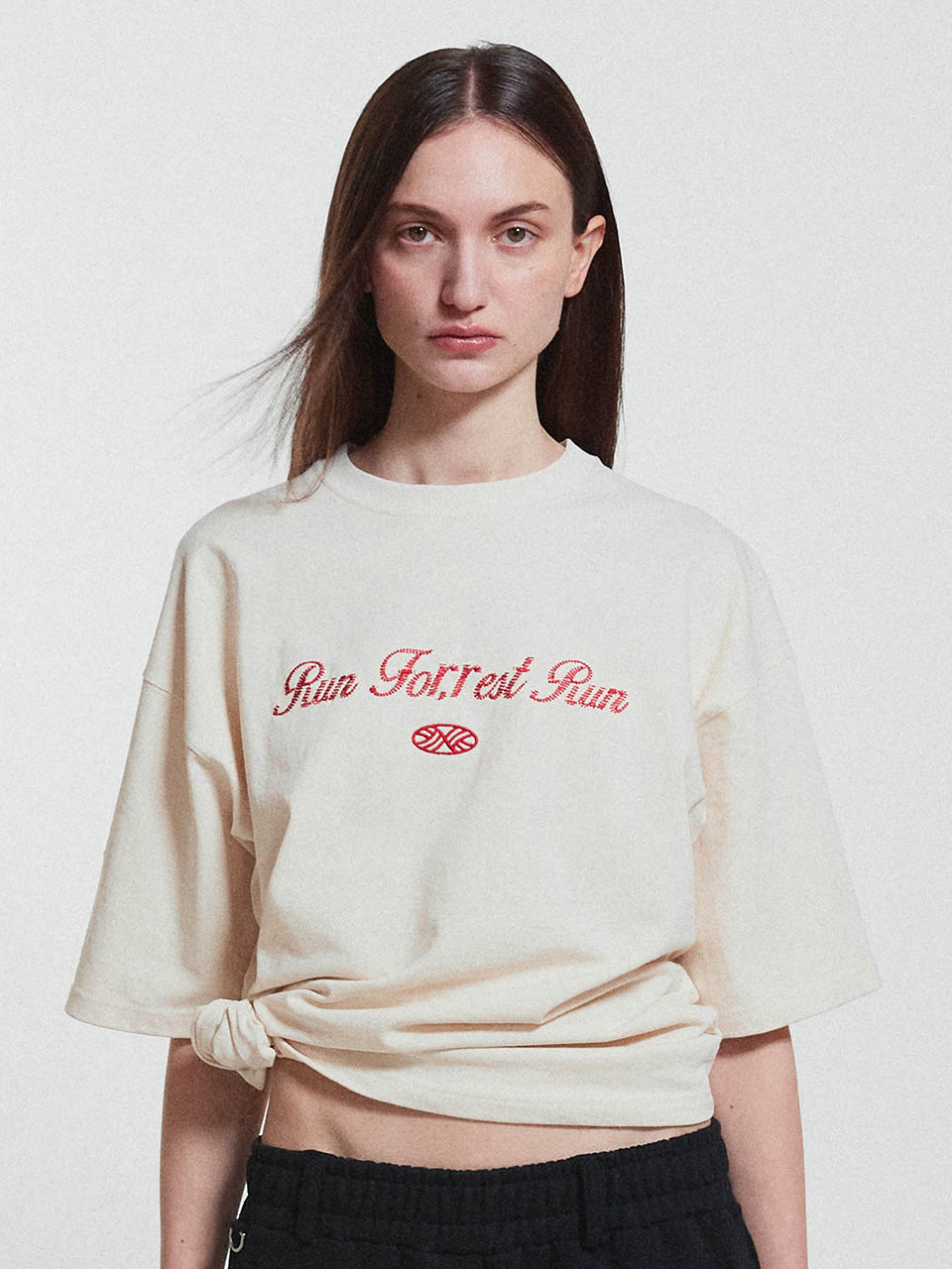 Run For Rest Run Heavy Cotton T Shirt_Oatmeal