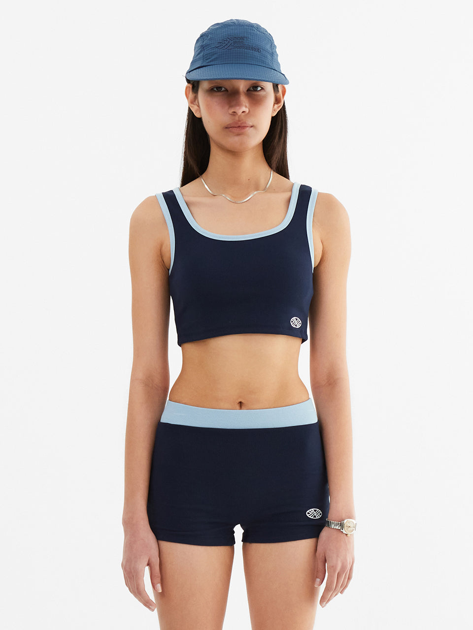 MNS Span Colorbinding Top_Navy