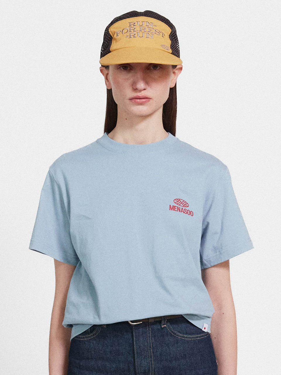 Twist Track T Shirt_Skyblue