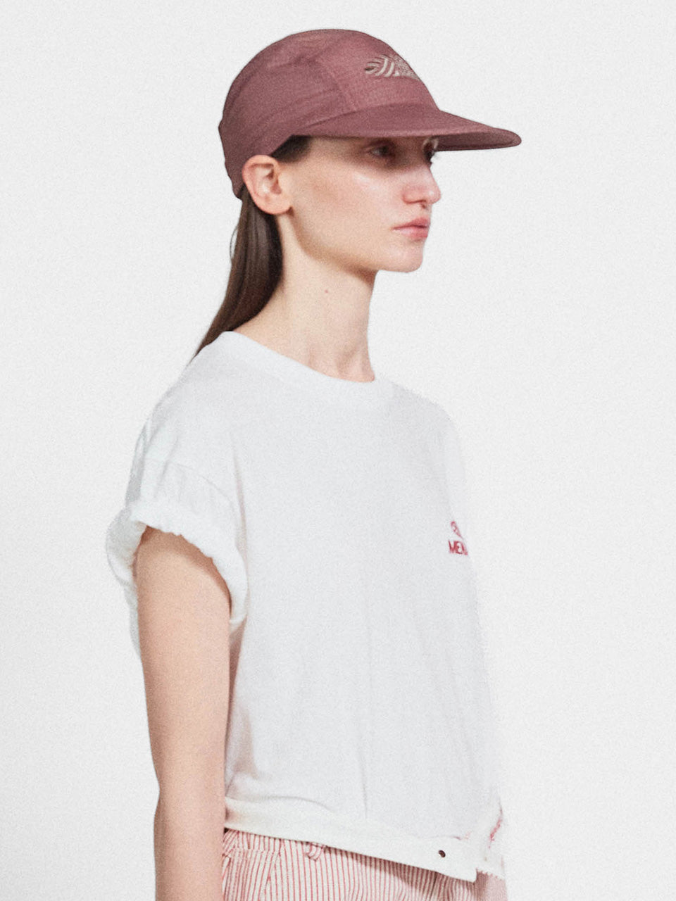 Twist Track T Shirt_White