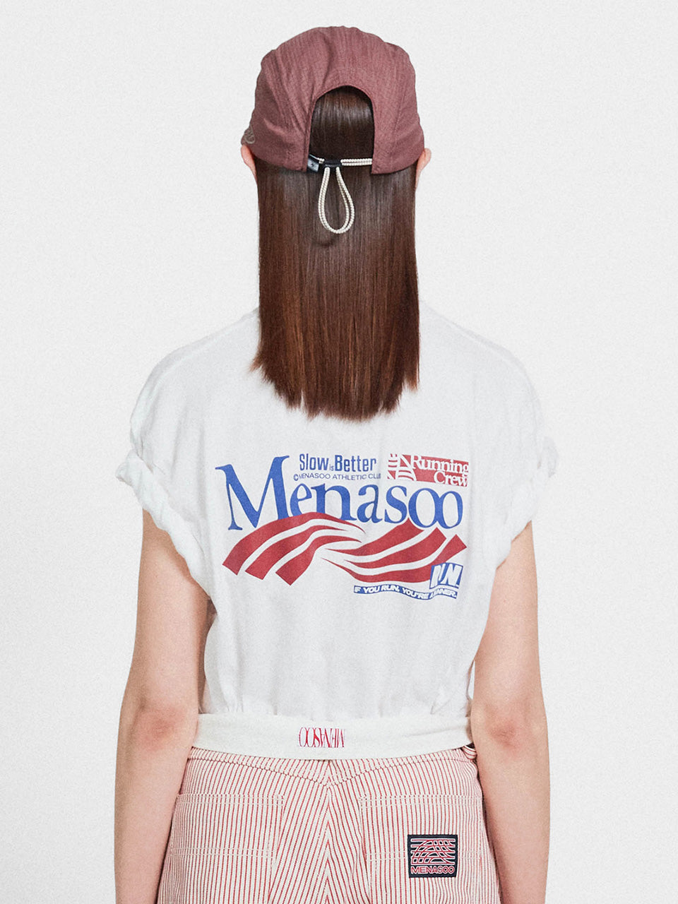 Twist Track T Shirt_White