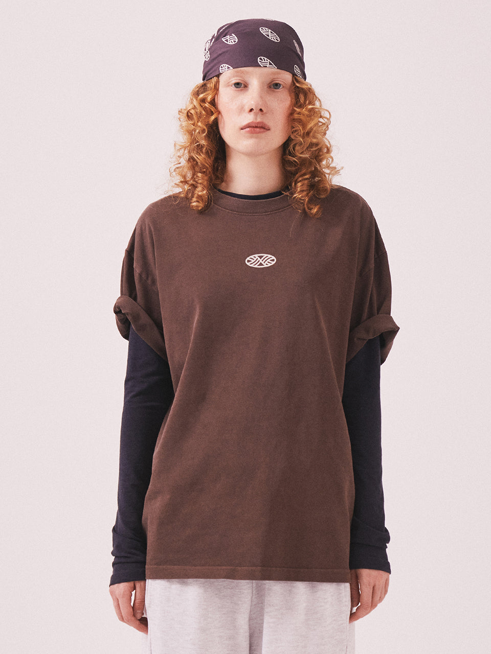 MNS Bandana Scarf Kerchief_Brown
