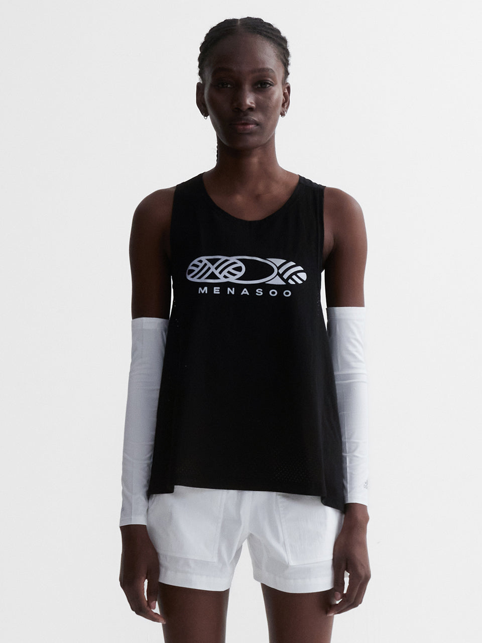 VENODE Three Track Logo Active Sleeve_Black