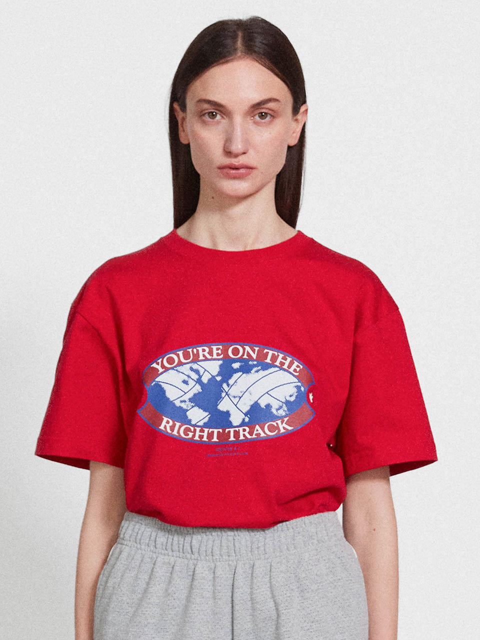 Right Track T Shirt_Red