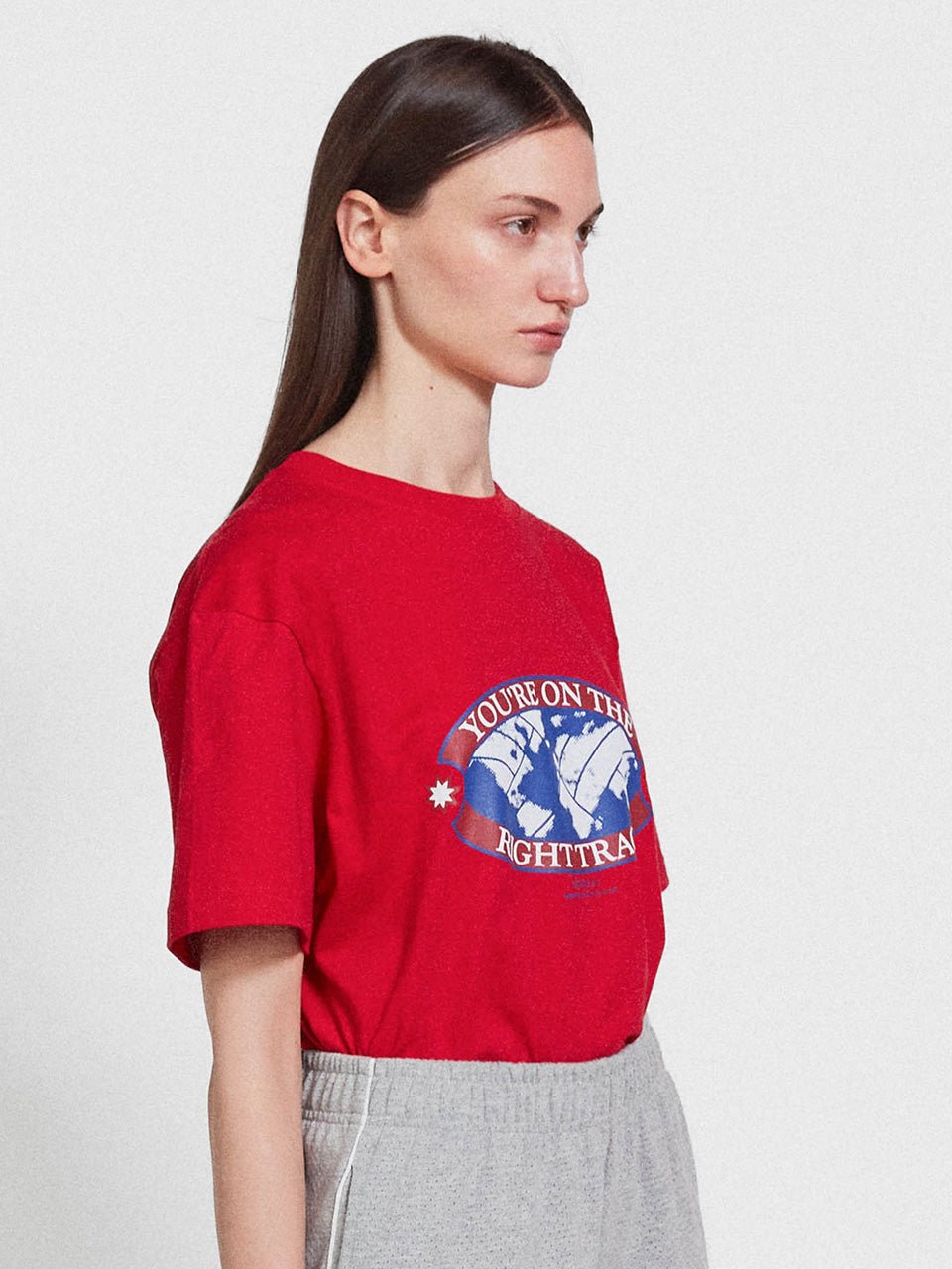 Right Track T Shirt_Red