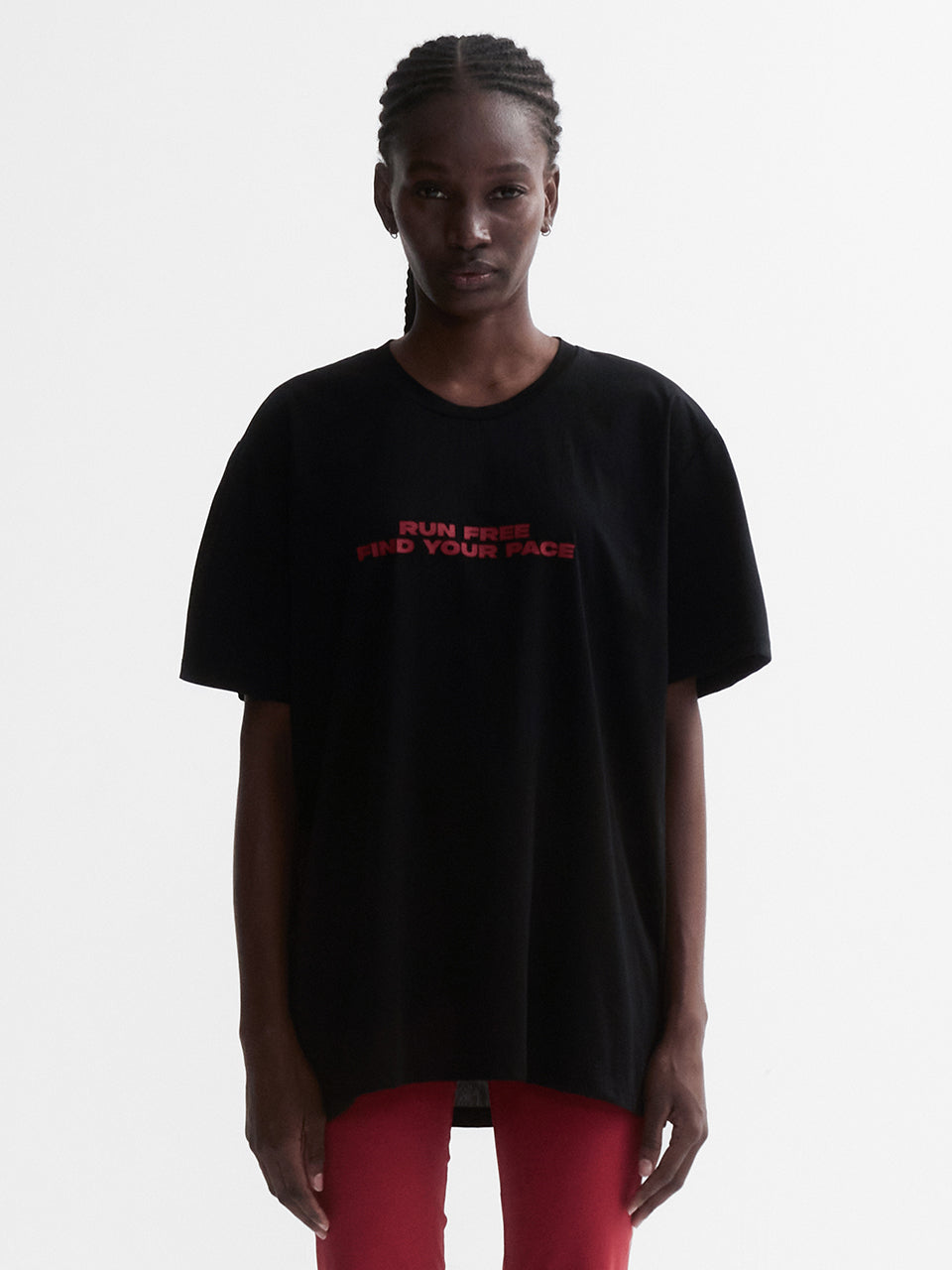 VENODE Runfree Tshirts_Black (Over Fit)