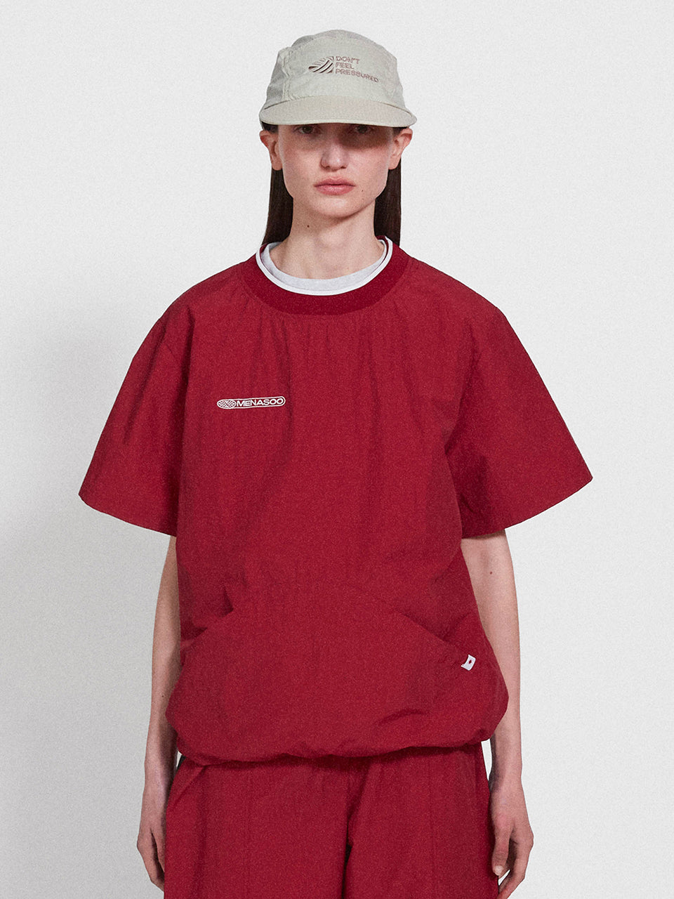 Mns Daily Overfit Anorak_Red