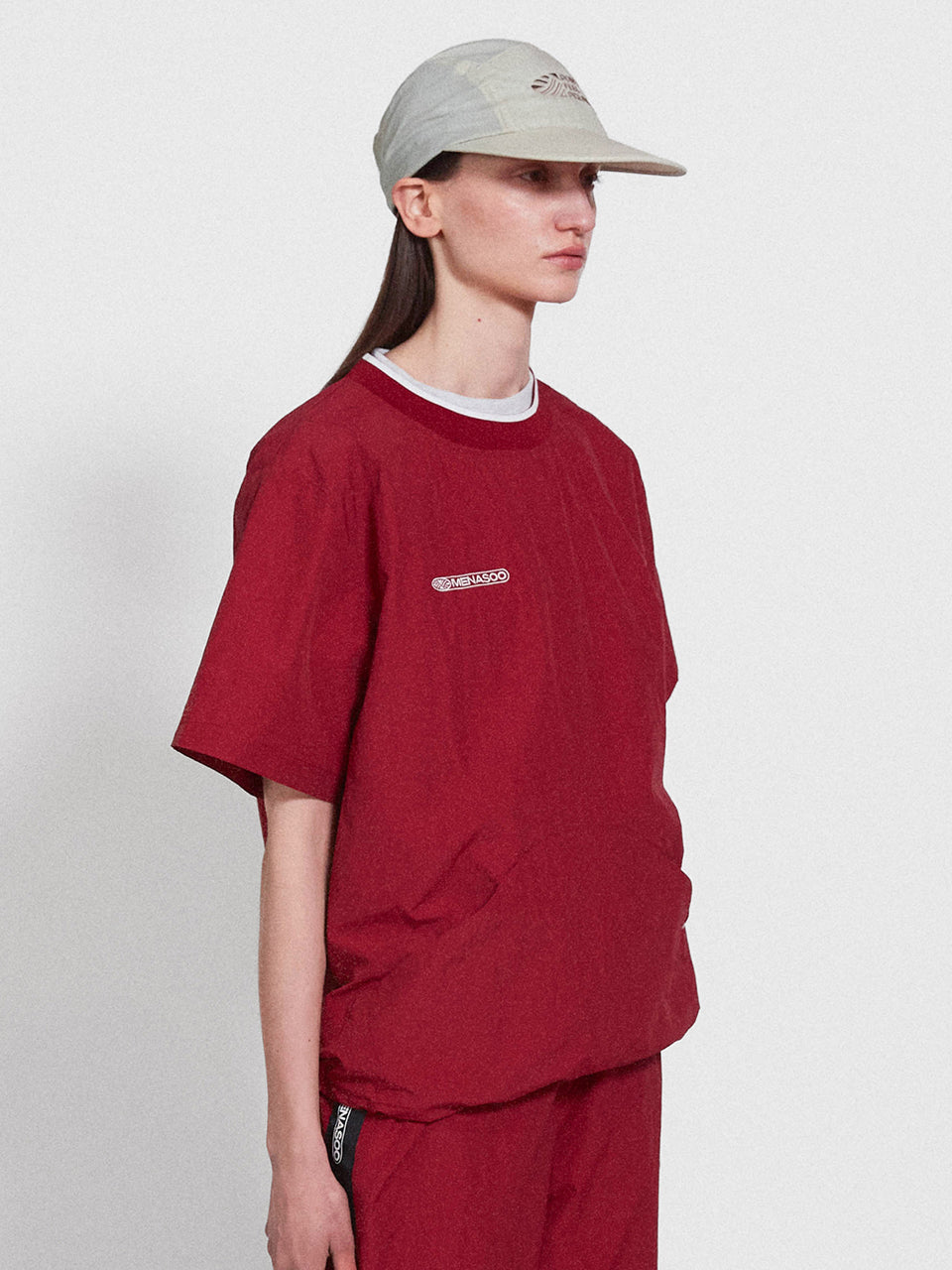 Mns Daily Overfit Anorak_Red