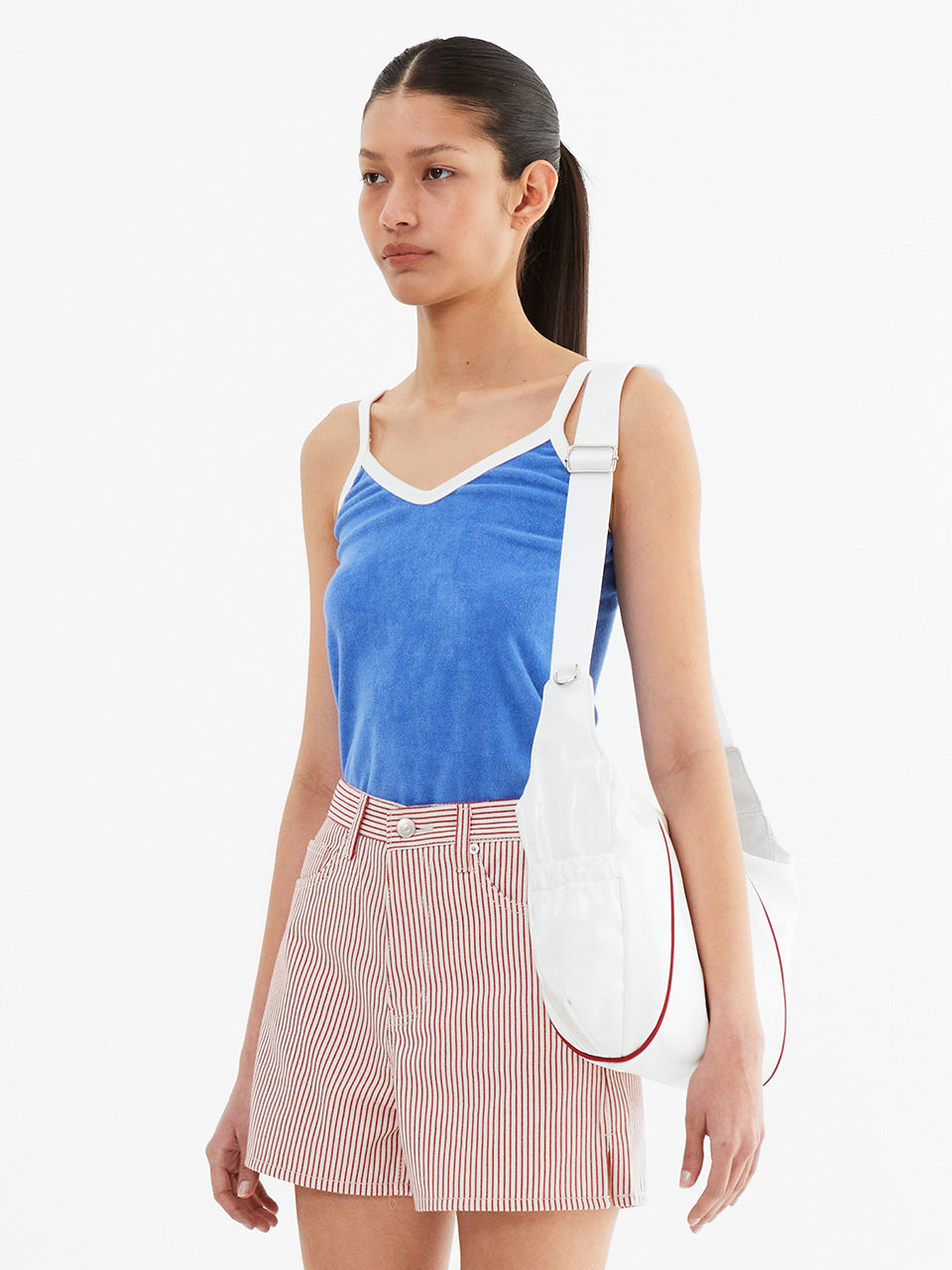 Terry Color Binding Sleeveless_Blue