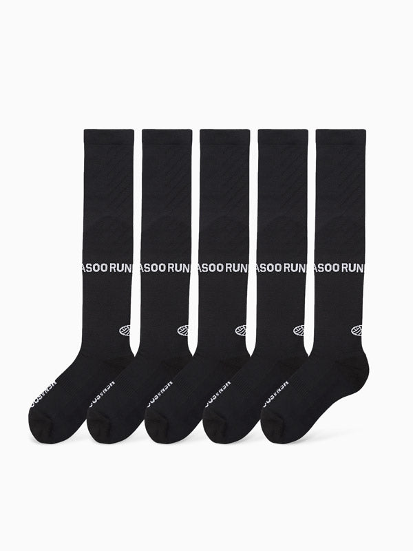 [5 PACK] Menasoo Long Socks_Black