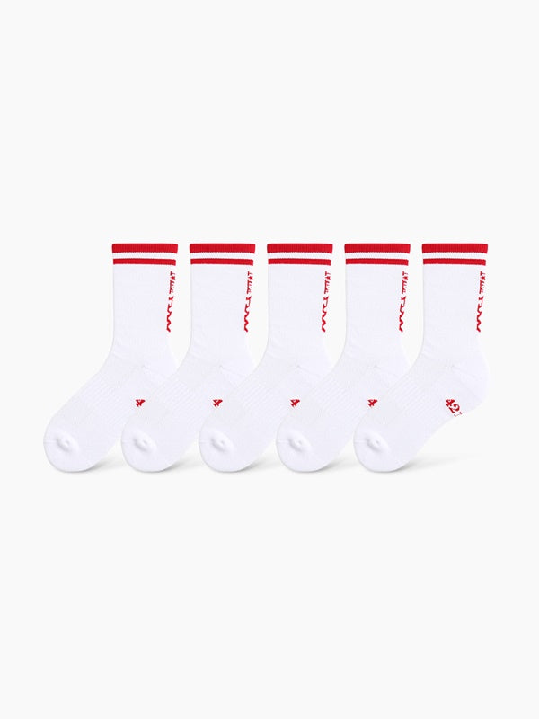 [5 PACK] RUNNING CREW FLOGGER FIT SOCKS_LONG