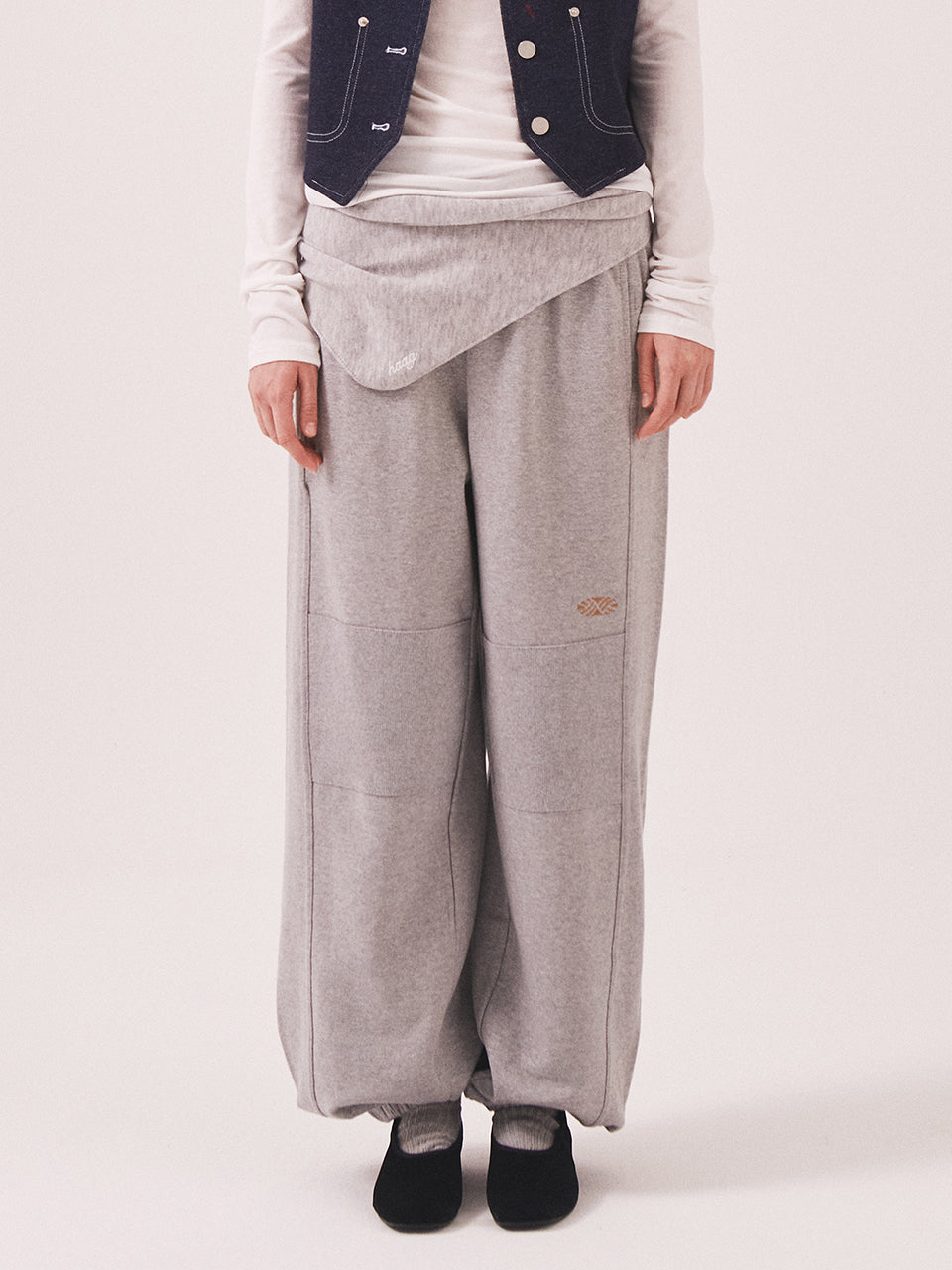MNS Seoul Jogger Pants_Gray Melange