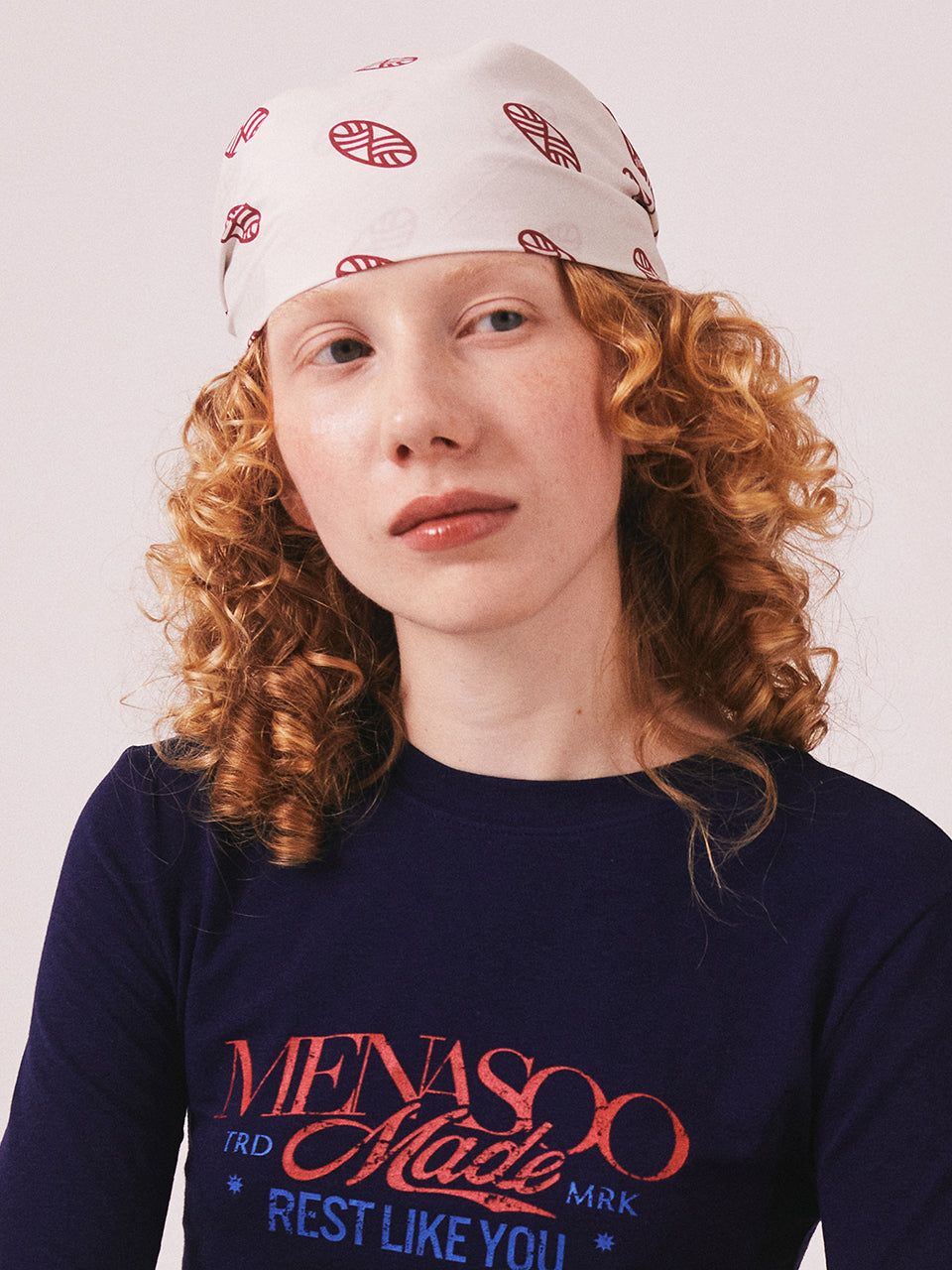MNS Bandana Scarf Kerchief_Ivory