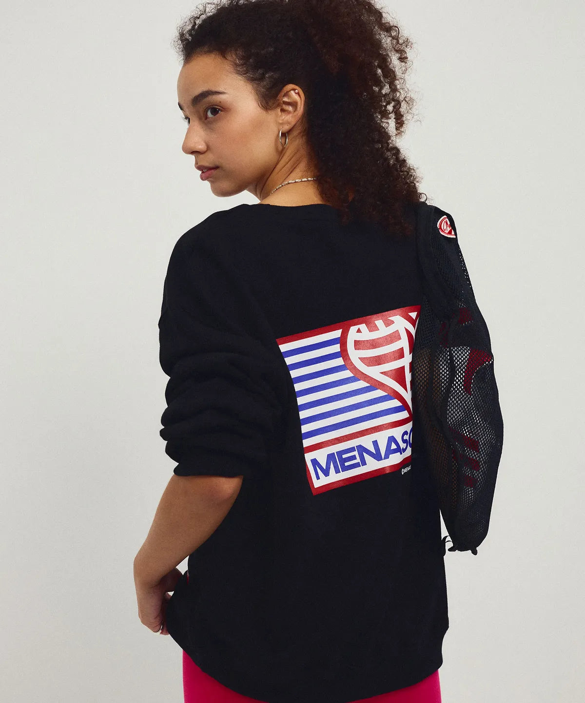 Menasoo Hearttrack Sweatshirt_Black