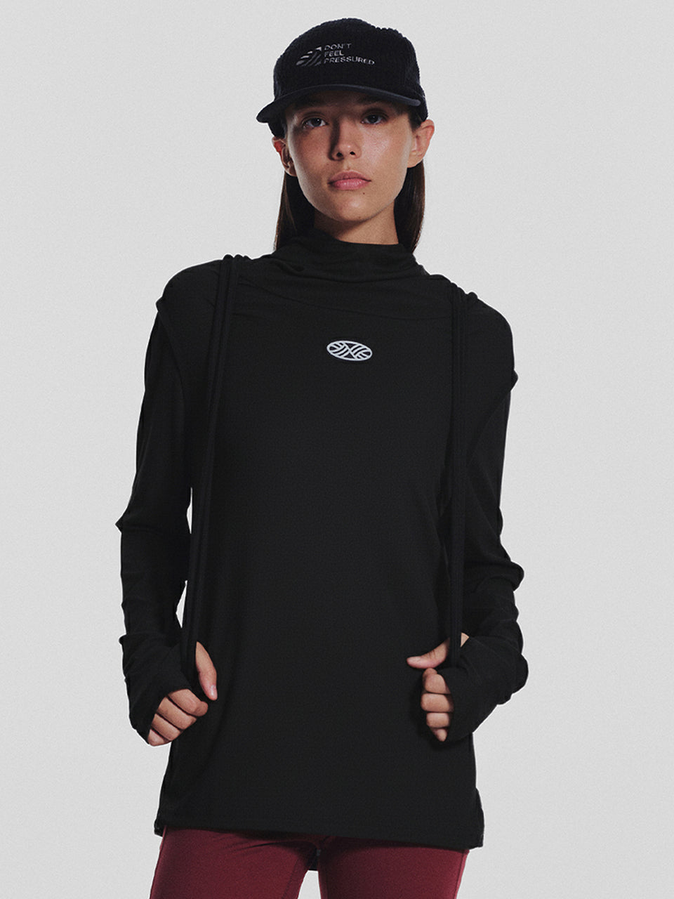MNS Running Highneck Hoodie_Black