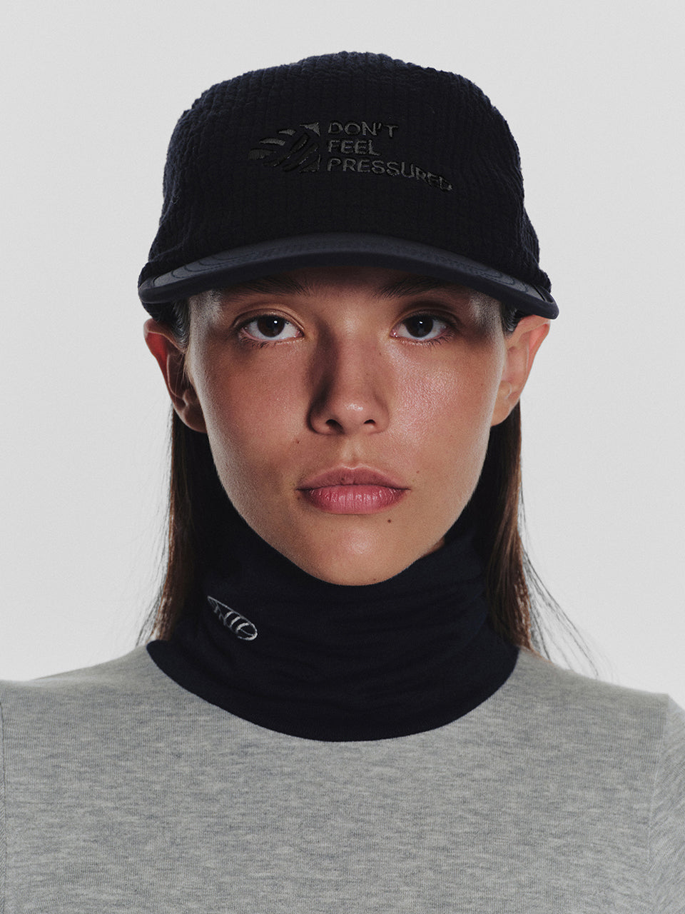 Dont Feel Pressured Fleece Camp Cap_Black