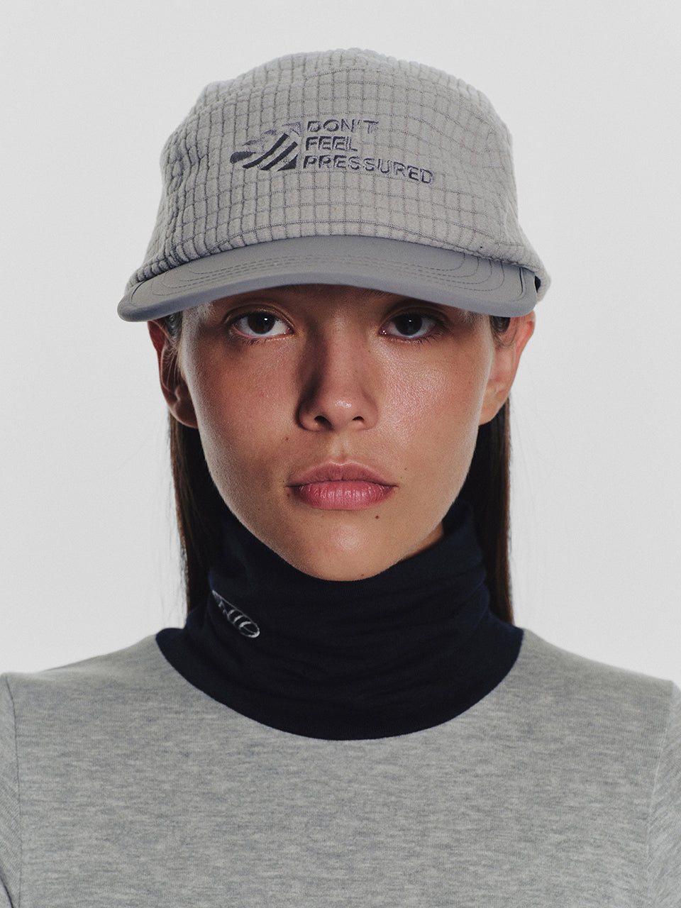 Dont Feel Pressured Fleece Camp Cap_Gray