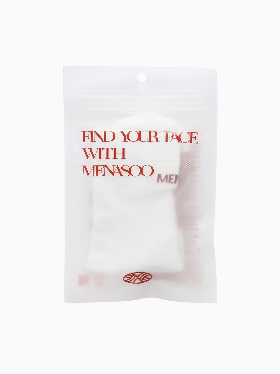 Menasoo Soft Runsocks_White