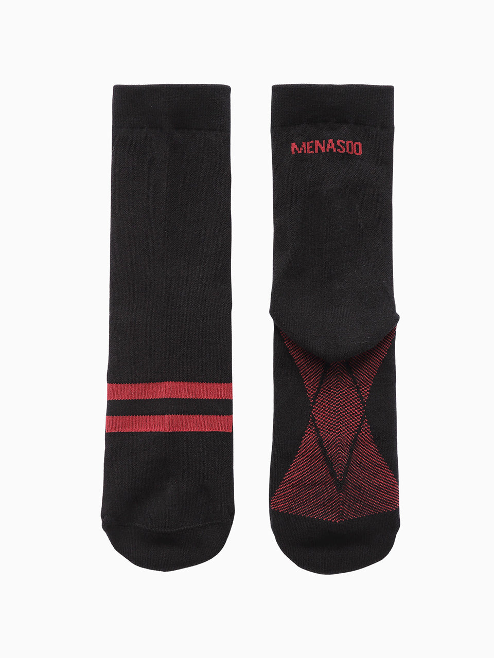 Menasoo Soft Runsocks_Black