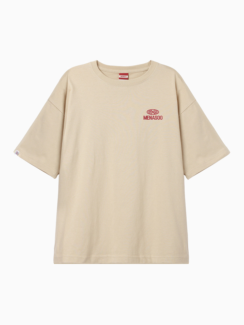 Mns Hearttrack Graphic T Shirt_Oatmeal