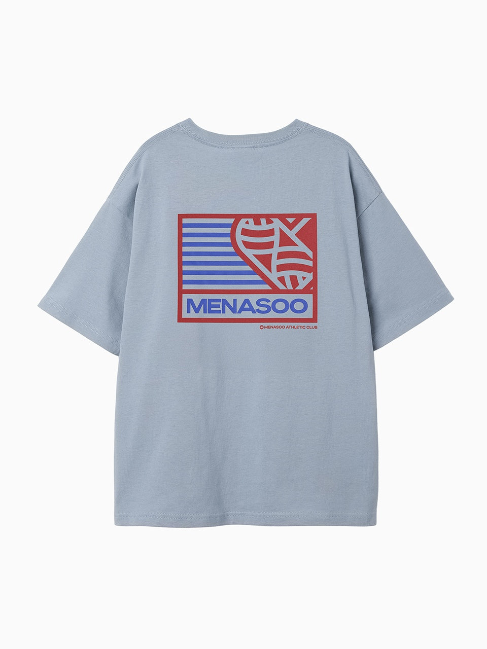 Mns Hearttrack Graphic T Shirt_Skyblue