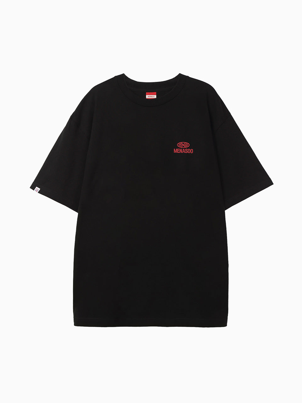 Wave Hearttrack Graphic T Shirt_Black