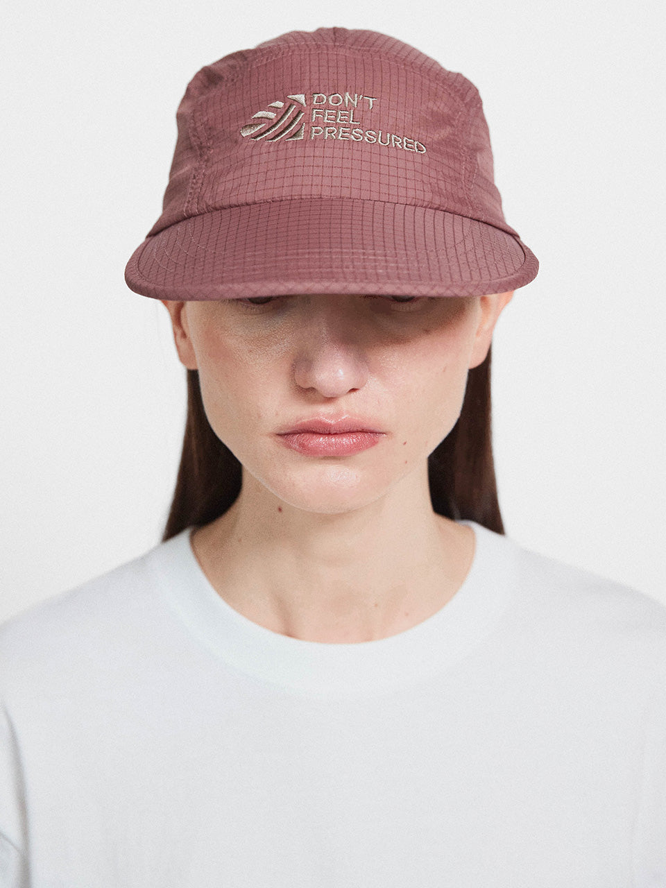 Dont Feel Pressured Rip Camp Cap_Brick