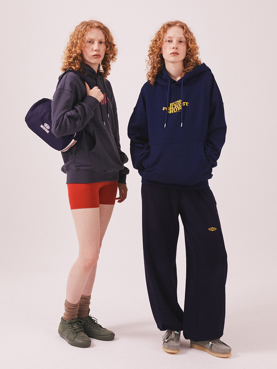For Rest Run Basic Hoodie_Navy