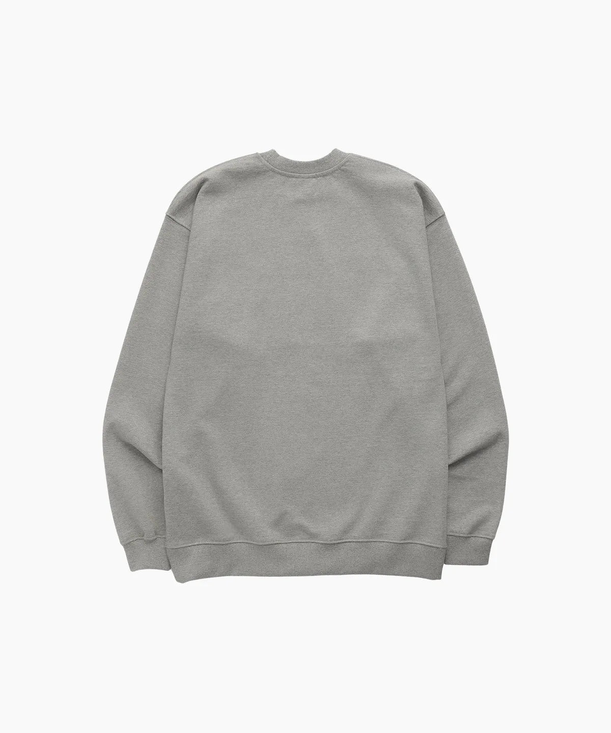 UNISEX MNS34 APPLIQUE SWEATSHIRT_GRAY