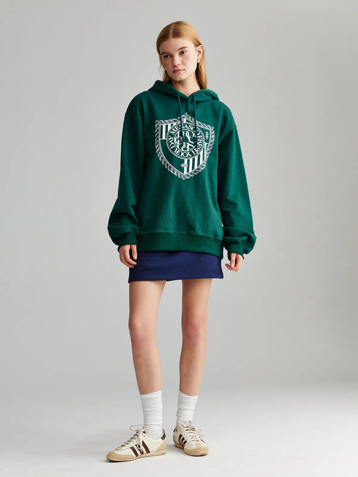CLASSIC EMBLEM HOODIE_GREEN