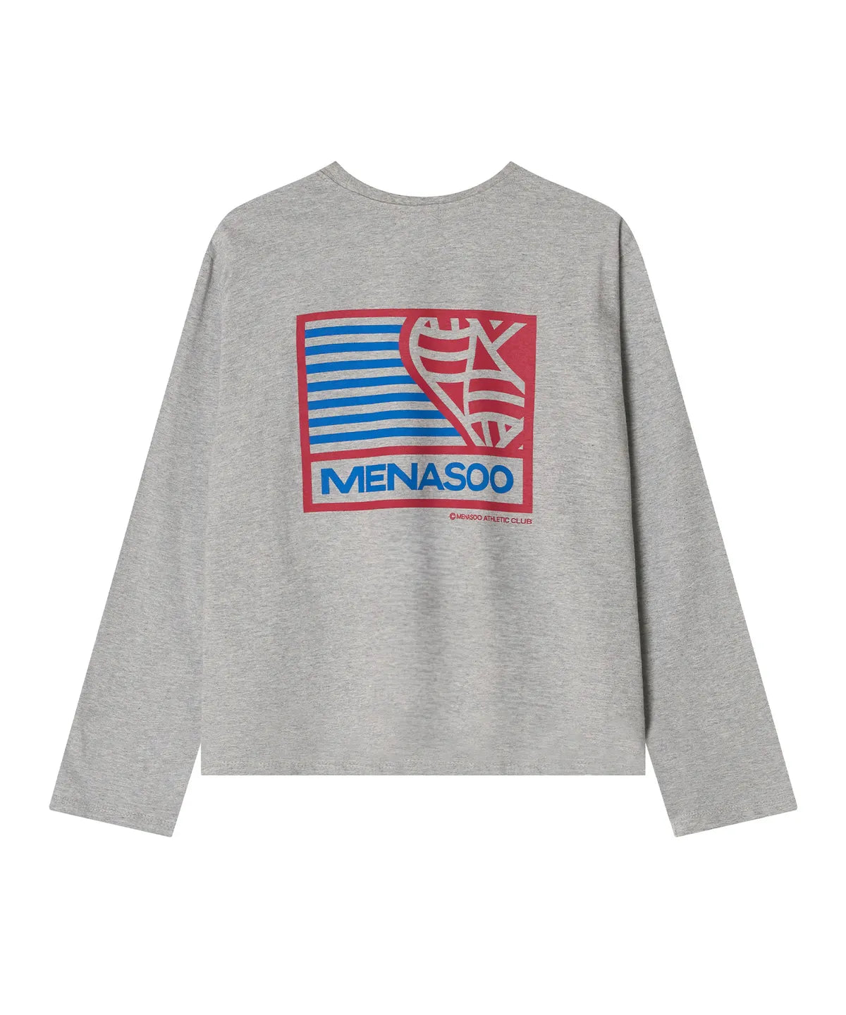 Menasoo Hearttrack Long Sleeve T Shirt_Melange