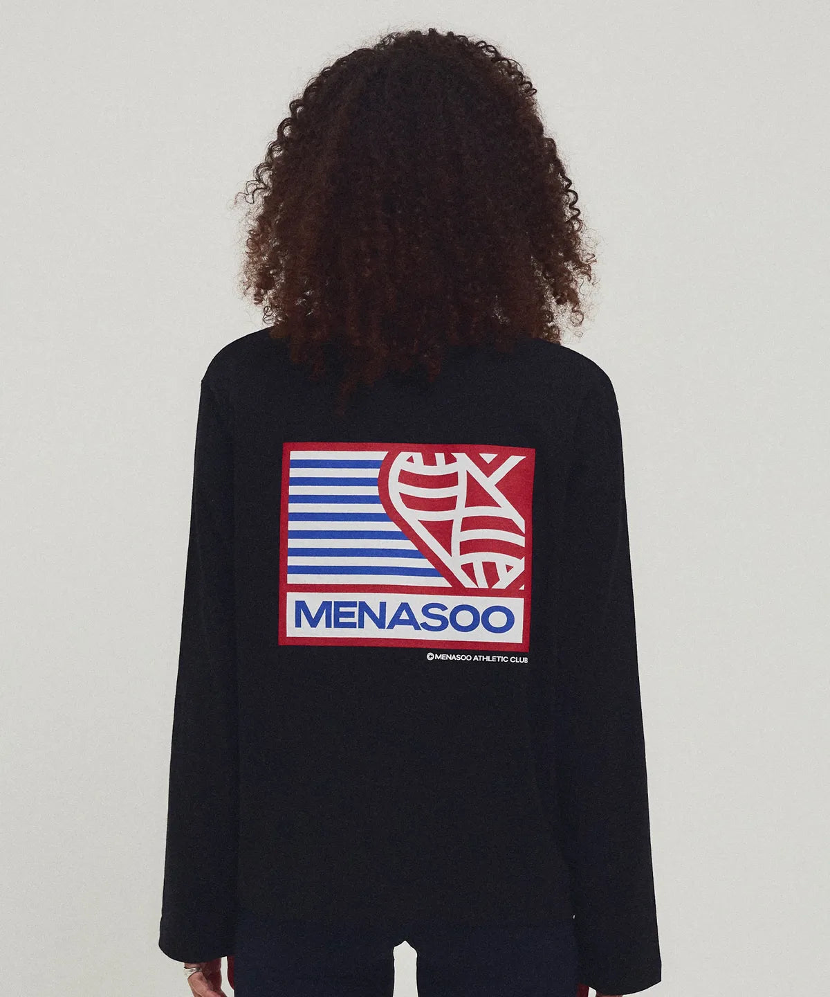 Menasoo Hearttrack Long Sleeve T Shirt_Black