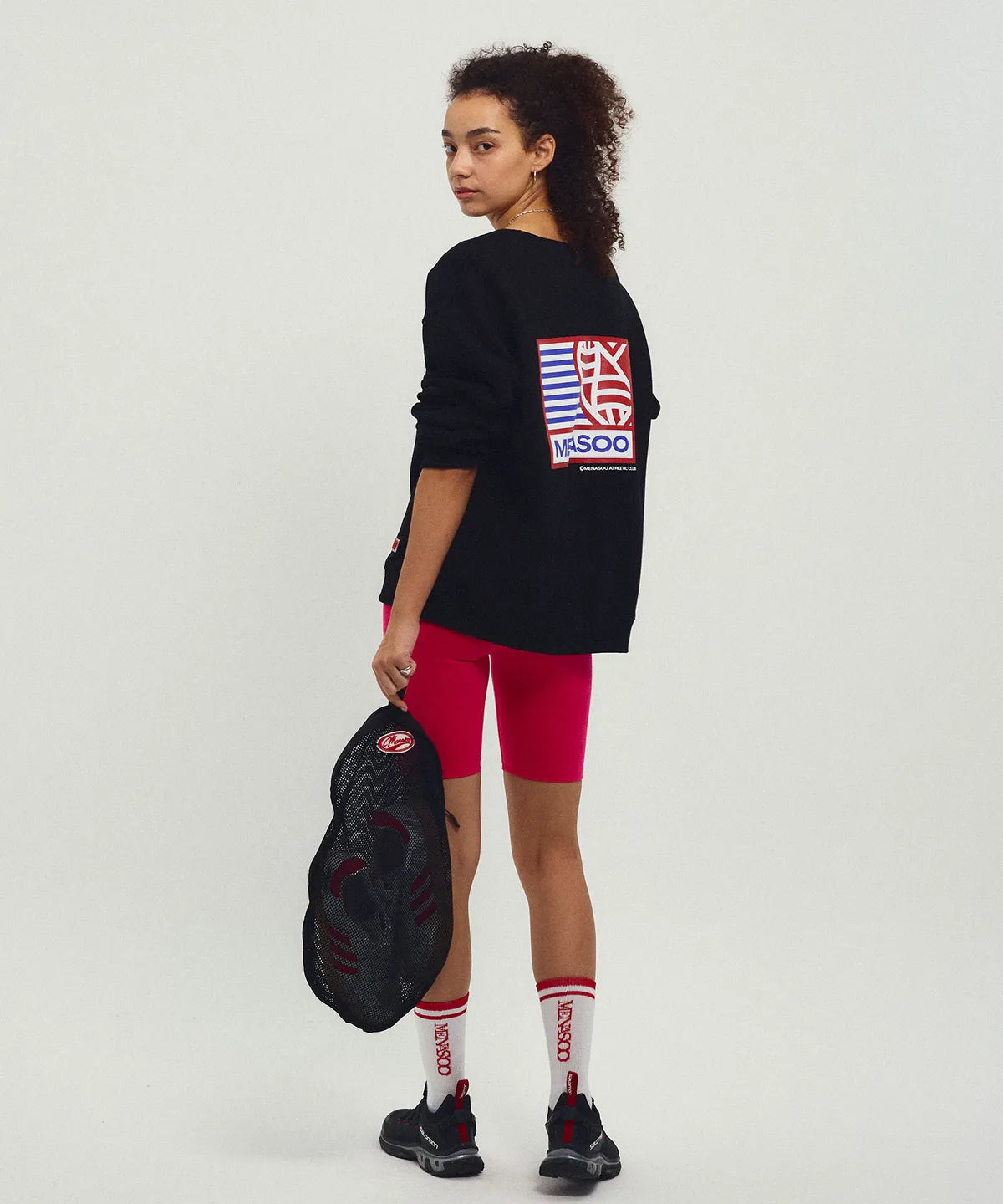 Menasoo Hearttrack Sweatshirt_Black