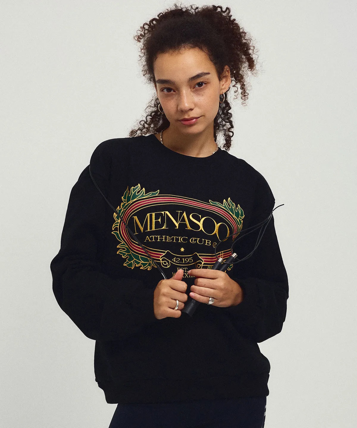Heritage Cotton Sweatshirt_Black