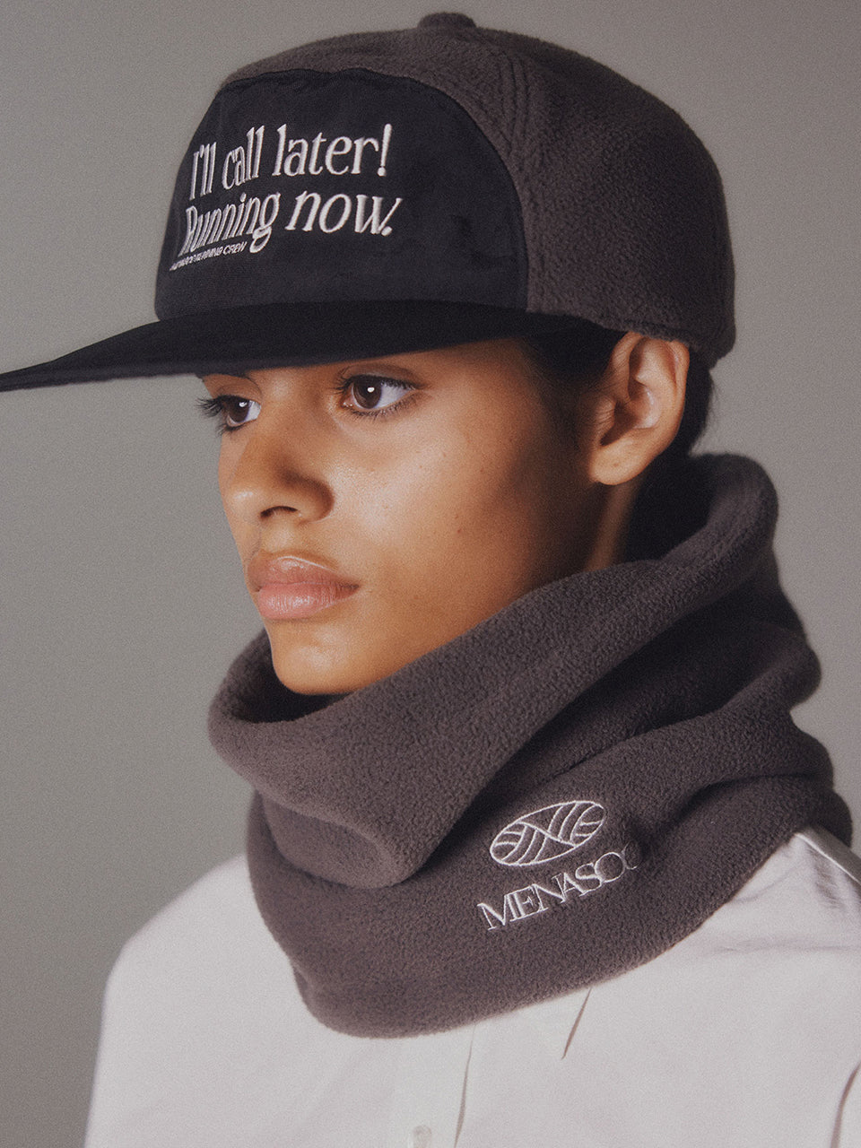 Hide Earmuffs Cap_Charcoal